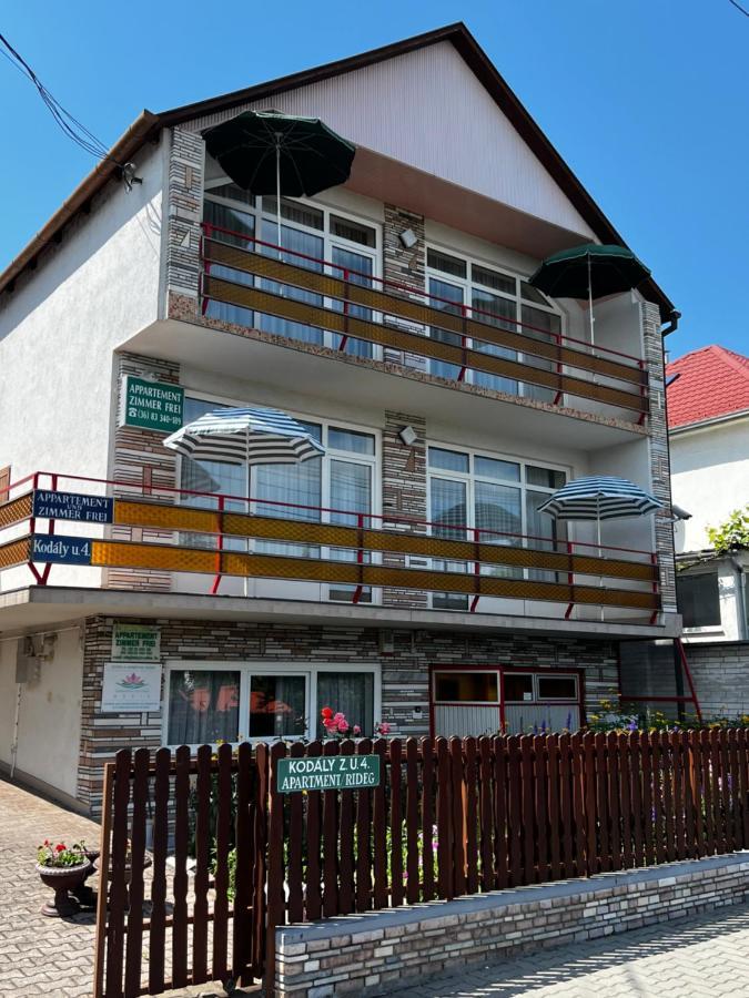 Apartment Pension Rideg Heviz Exterior foto