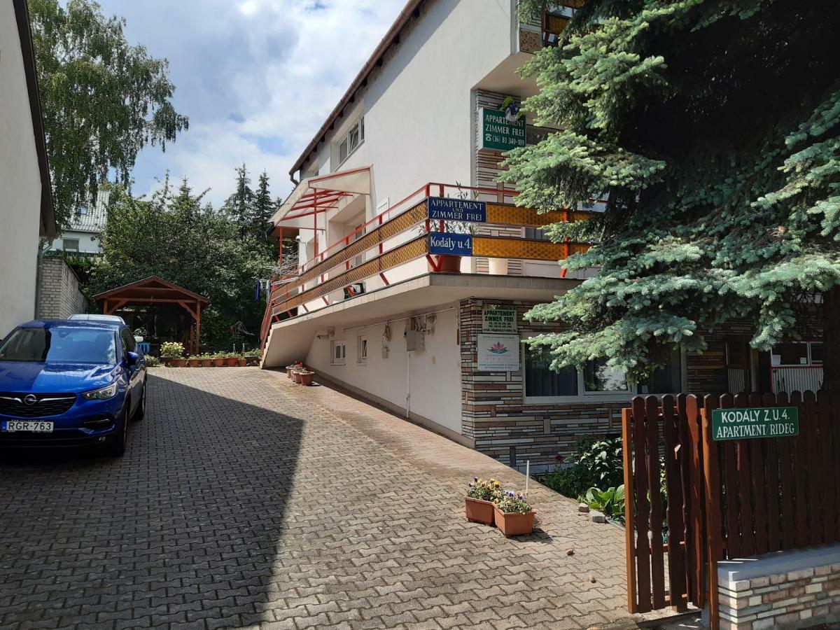 Apartment Pension Rideg Heviz Exterior foto